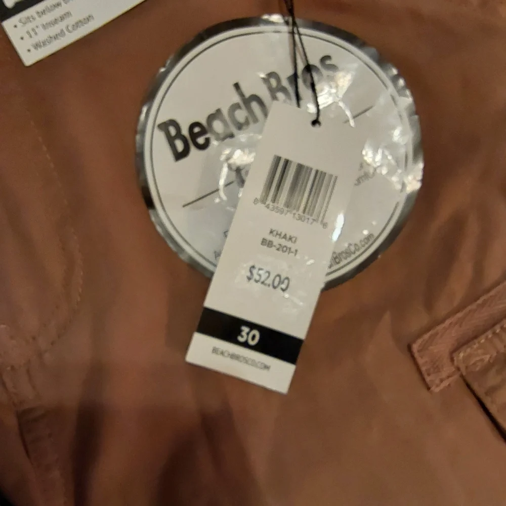 🌺 NWT Mens Beach Bros. Utility Cargo Shorts - Picture 12 of 12